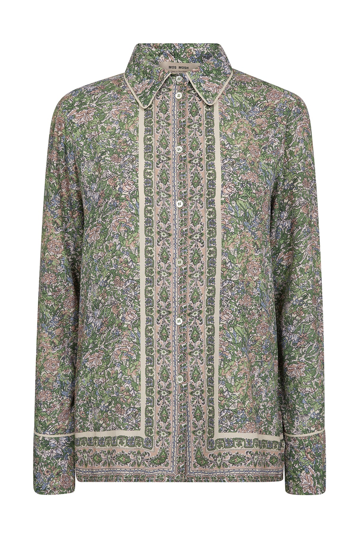 MMKana Flowish Orchid Skjorta Turf Green - 177380