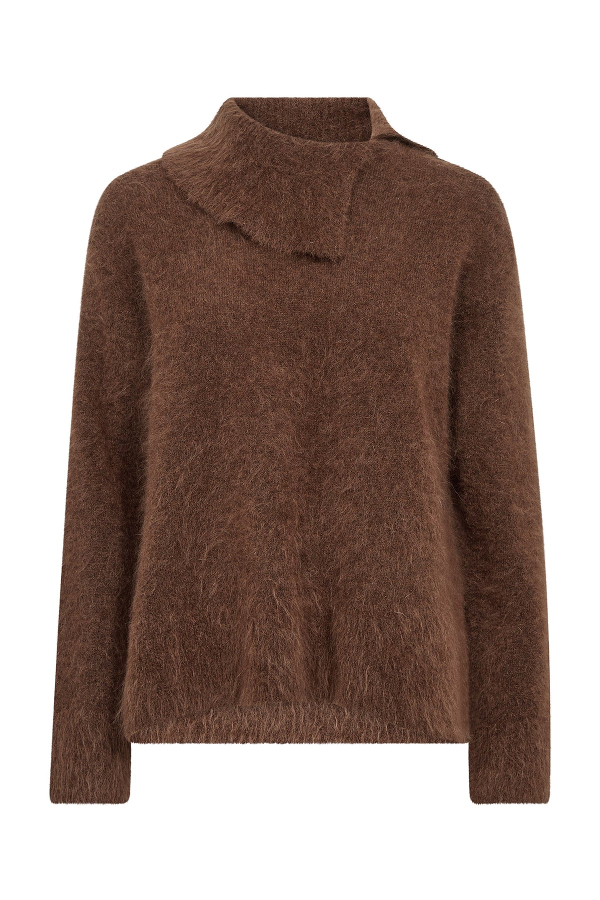 MMKatri Alila Mohair Stickad Downtown Brown - 181910