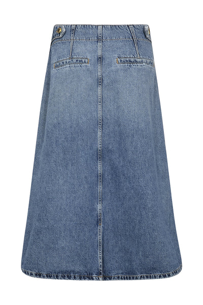 MMLeala Denimskirt Mid Blue - 178130 Thumbnail