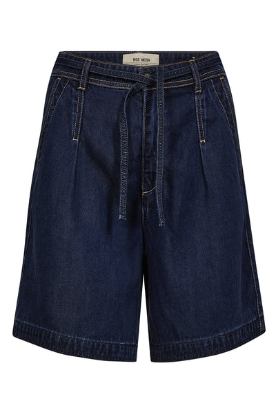 MMLeli Denim Shorts MÖRKBLÅ - 178870 Thumbnail