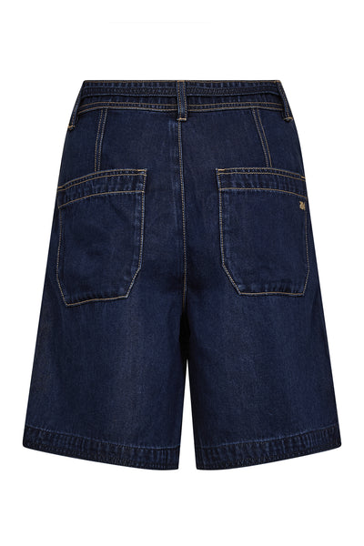 MMLeli Denim Shorts MÖRKBLÅ - 178870 Thumbnail