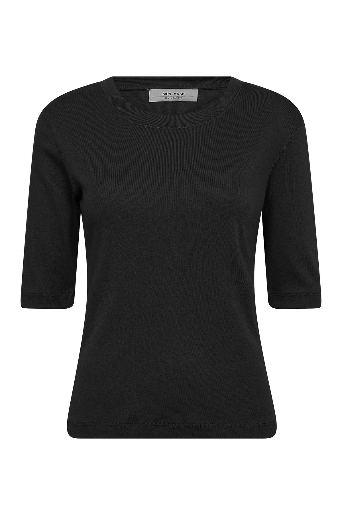MMMali O-neck 3/4-ärmad t-shirt svart - 177500