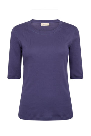 MMMali O-neck 3/4-ärmad t-shirt Crown Blue - 177500