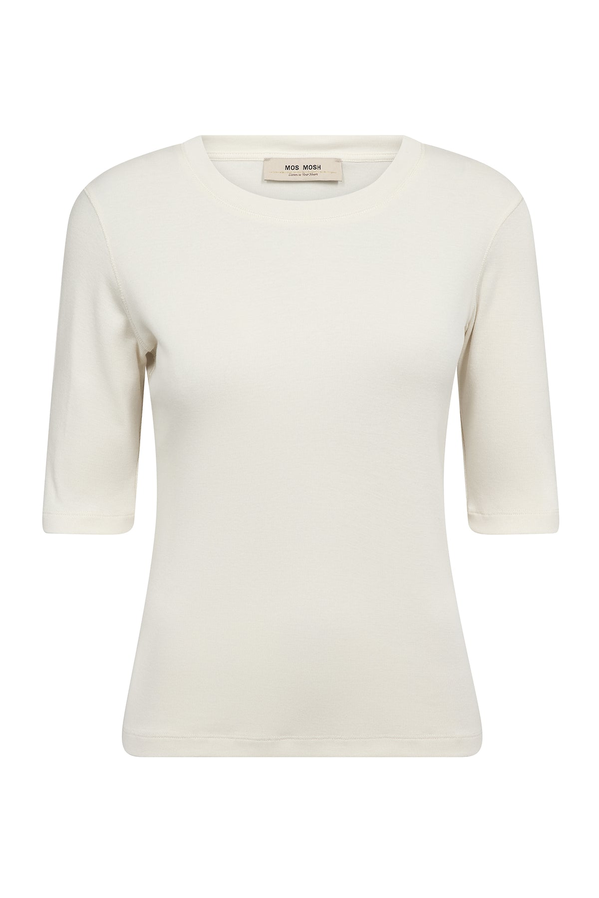 MMMali O-neck 3/4-ärmad t-shirt ECRU - 177500