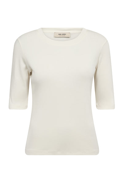 MMMali O-neck 3/4-ärmad t-shirt ECRU - 177500 Thumbnail