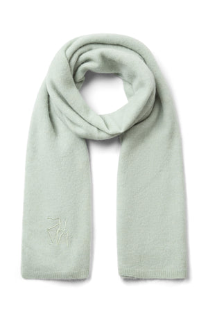 MMMape stickad halsduk Frosty Green - 182400
