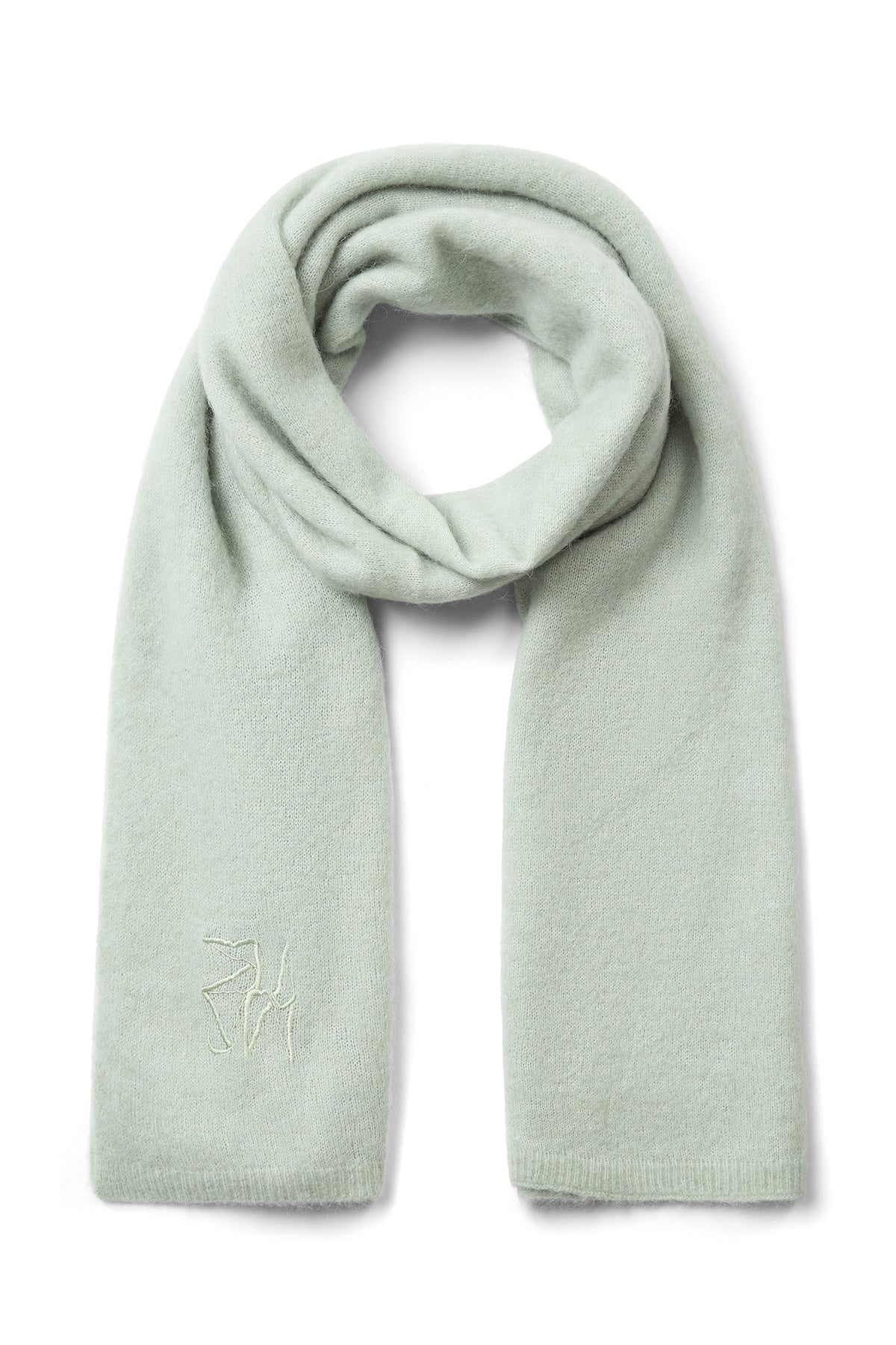 MMMape stickad halsduk Frosty Green - 182400