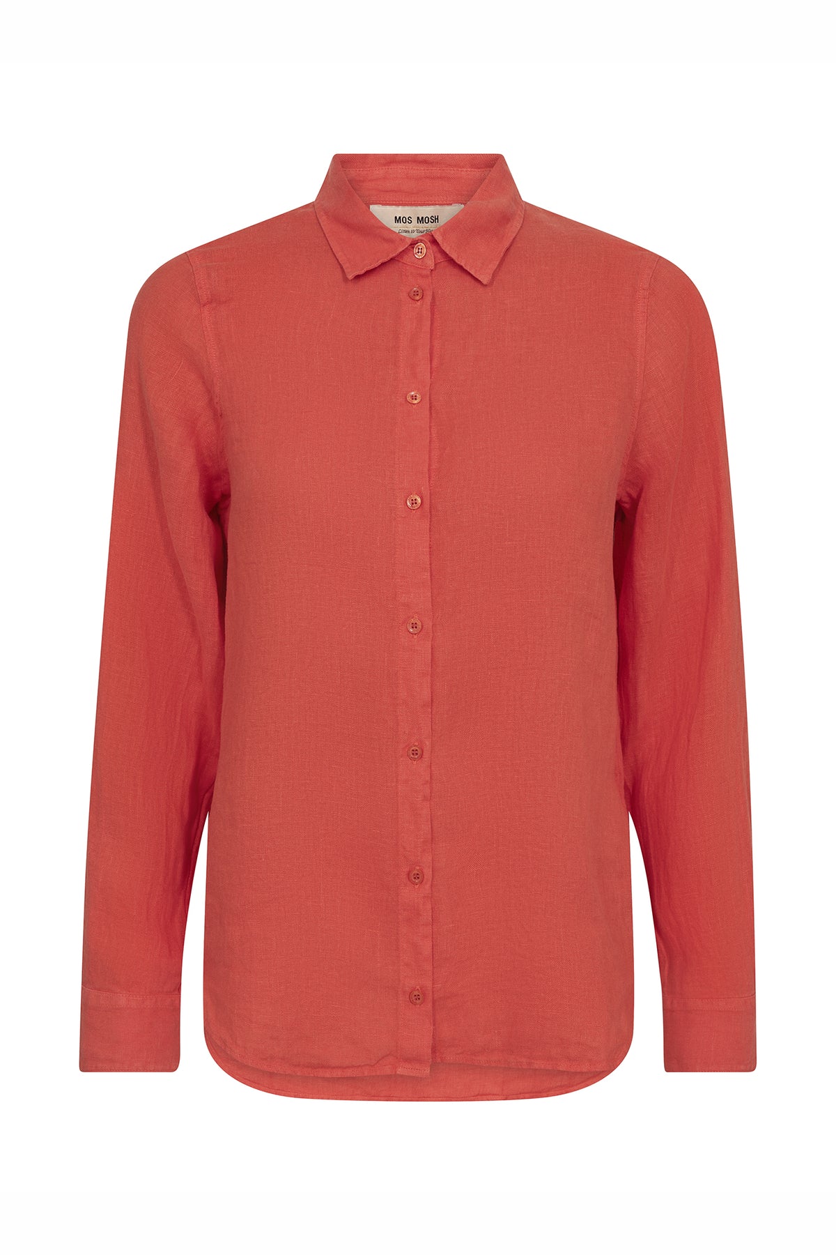 MMMartina Linneskjorta Spicy Orange - 178790