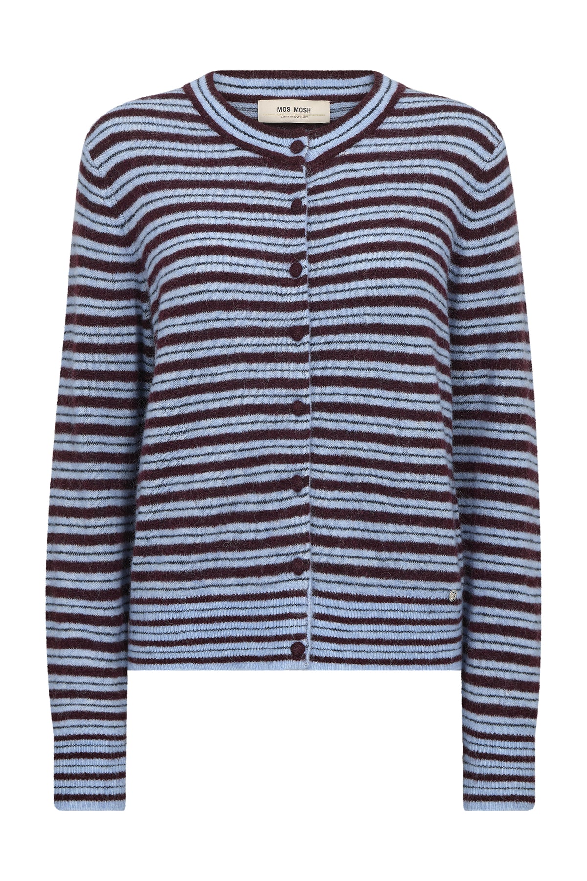 MMMilvi Stripe Cardigan Port Royale - 183000