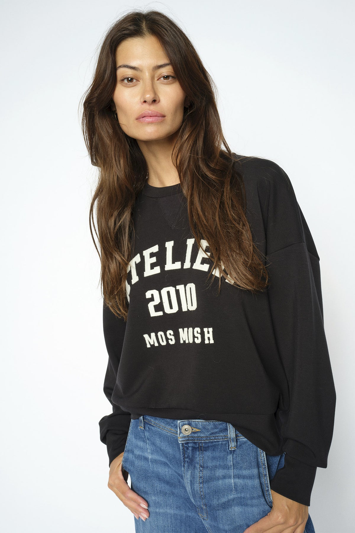 MMNima O-LS Sweatshirt Black - 177510