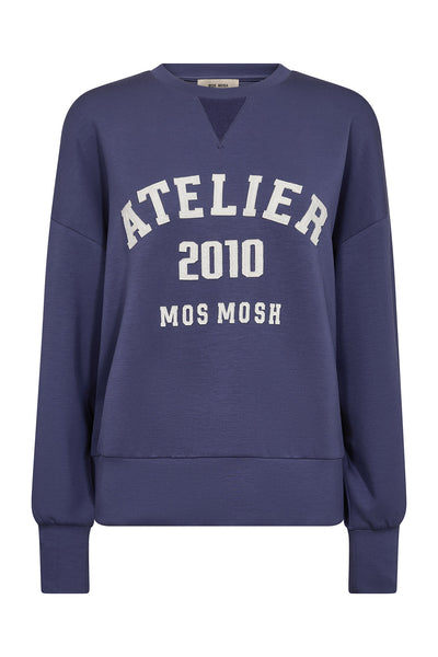 MMNima O-LS Sweatshirt Crown Blue - 177510 Thumbnail