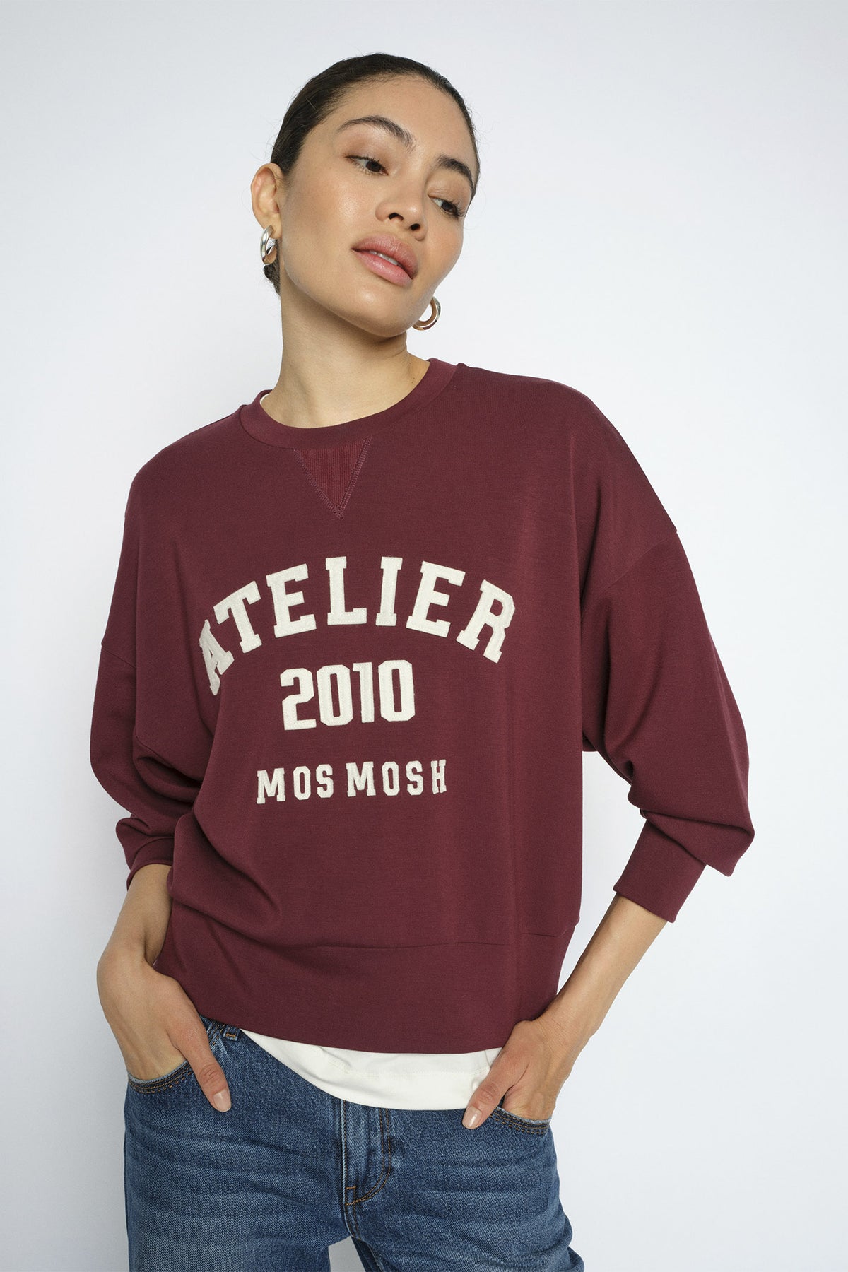 MMNima O-LS  Sweatshirt Port Royale - 177510