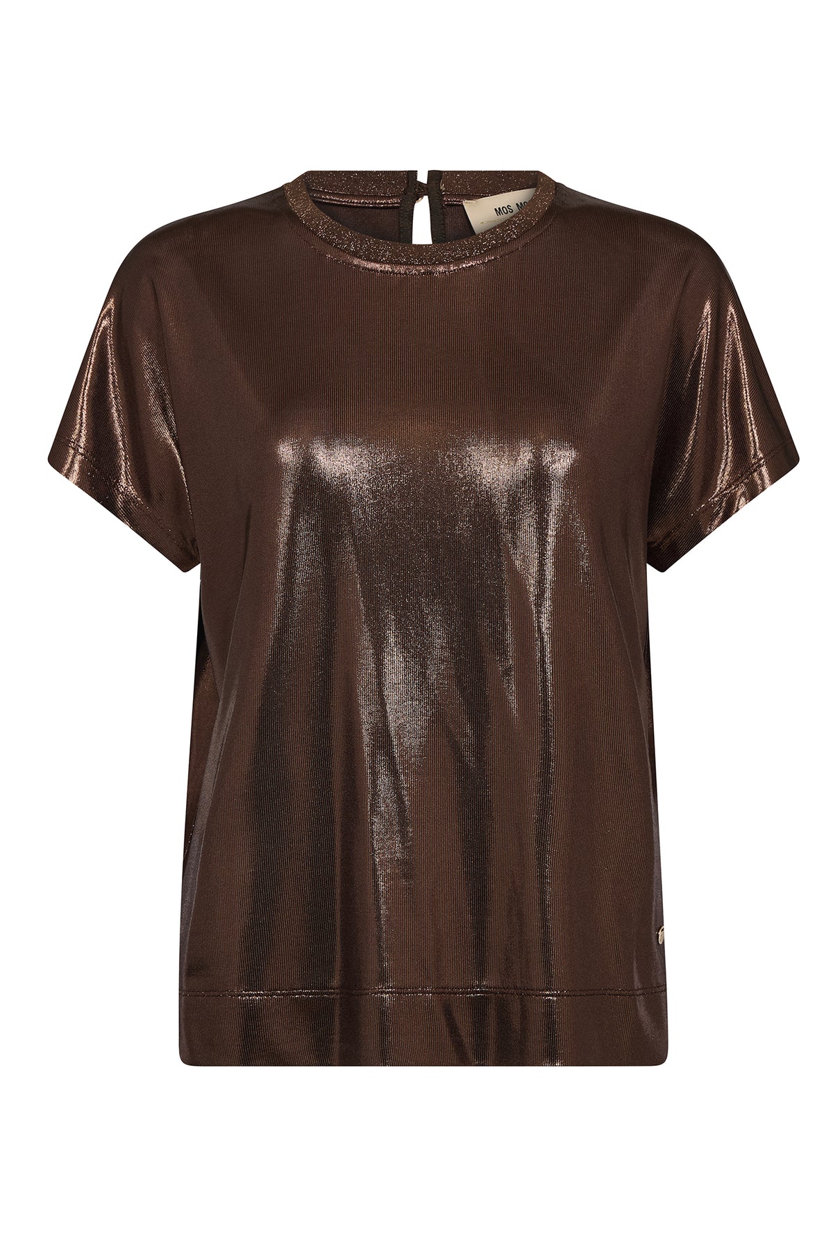 MMNivola O-neck Metallic Tee Bracken