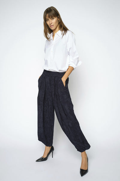 MMNuello Trellis Pant Salute Navy - 182200 Thumbnail