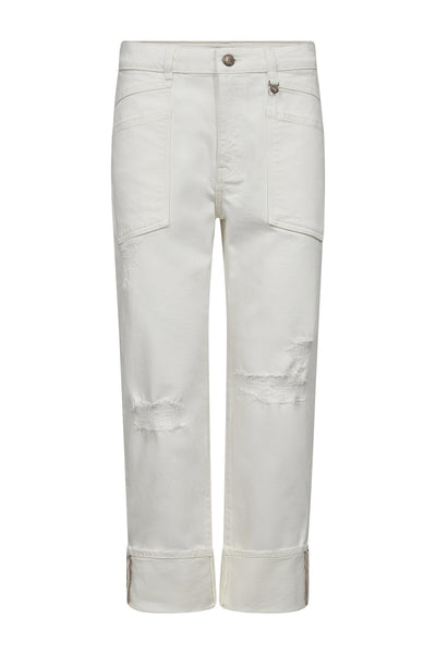 MMRachel Destroy Jeans White - 180010 Thumbnail