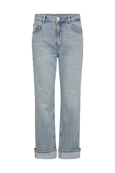 MMRachel Studs Jeans Ljusblå - 178430 Thumbnail
