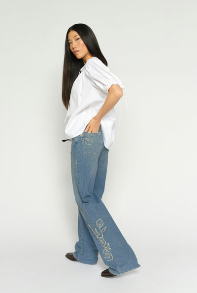 MMRelee Blossom Jeans Light Blue - 178370 Thumbnail