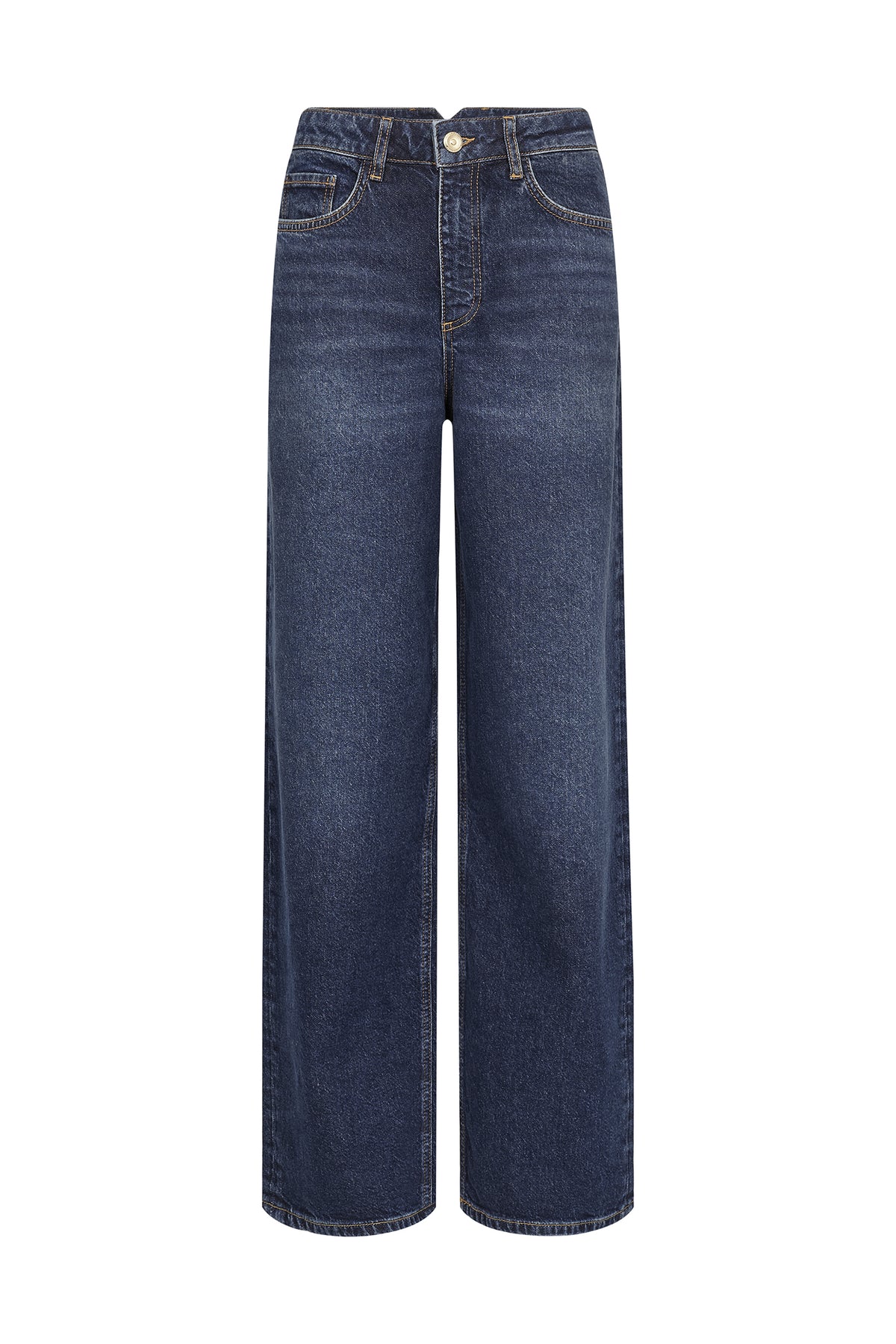MMRelee Buckle Jeans MÖRKBLÅ - 180940