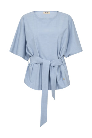 MMRikas Roy Blouse Ljusblå - 178320