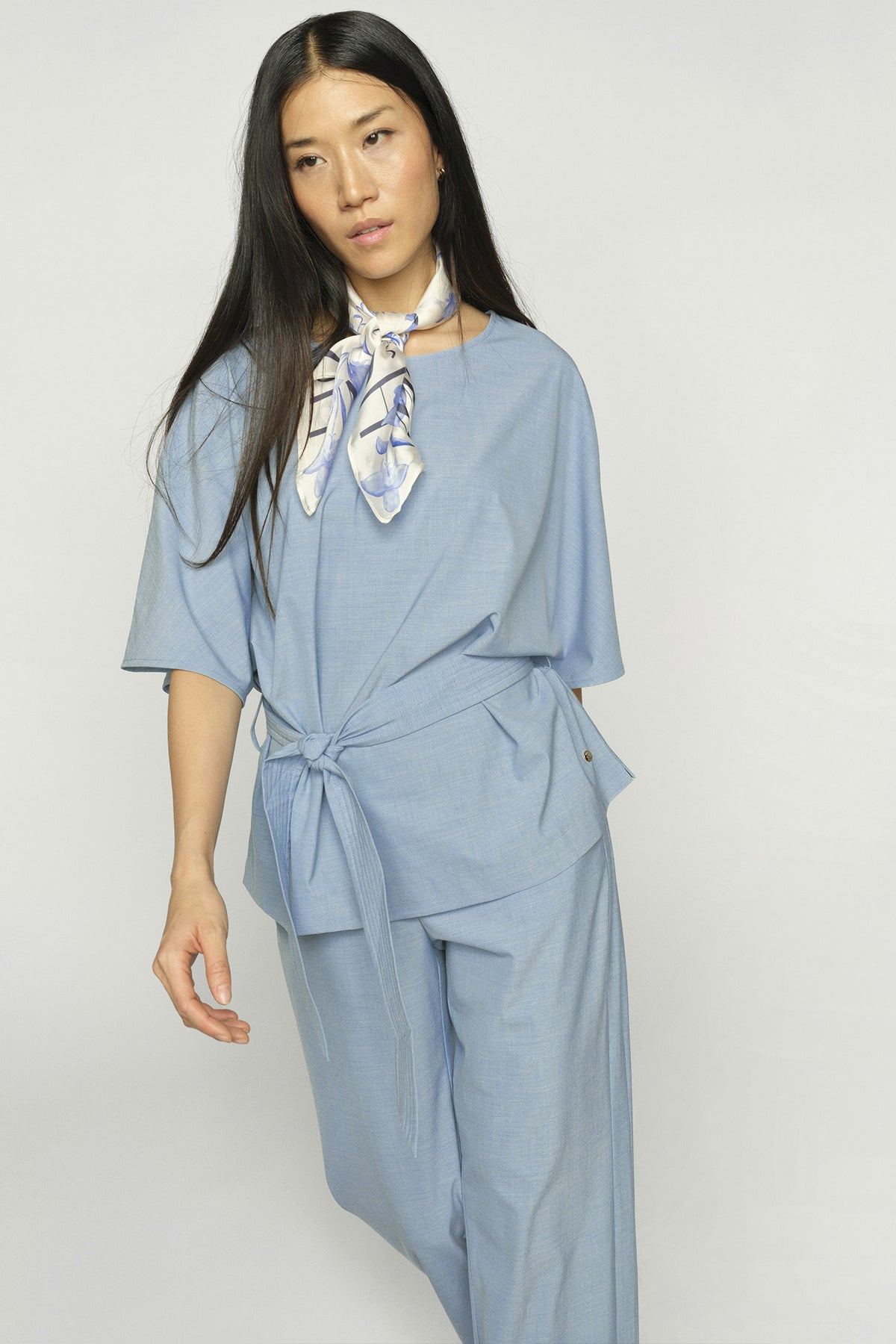 MMRikas Roy Blouse Ljusblå - 178320