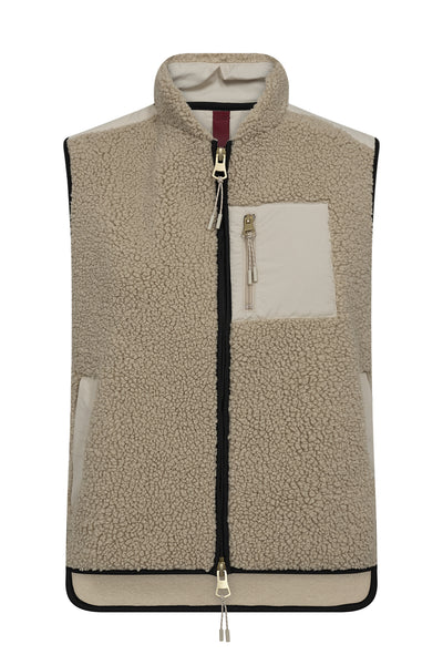 MMRowe Eli Teddy Väst Feather Gray - 179570 Thumbnail