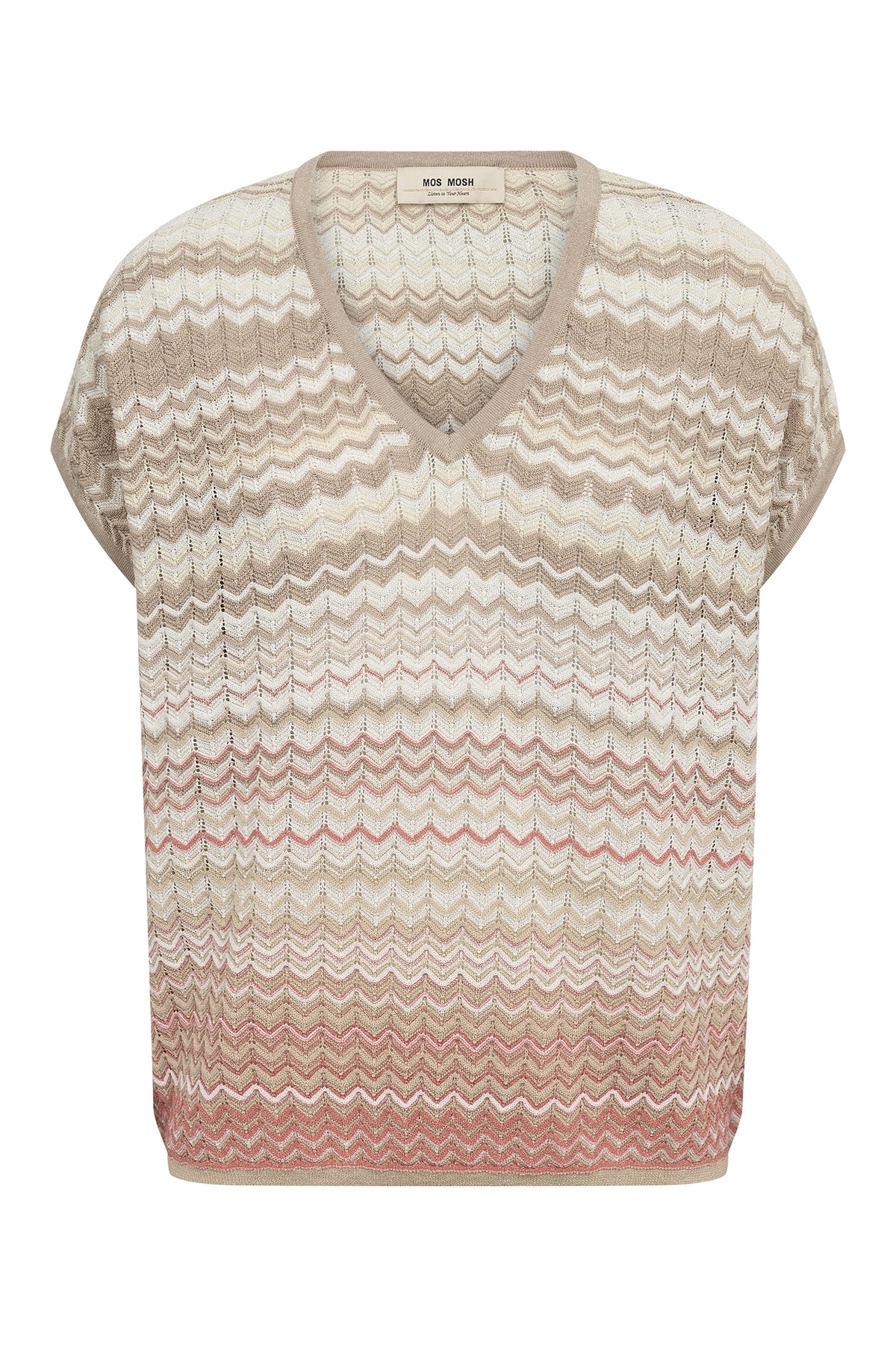 MMShani Zig-Zag Knot Knit ECRU - 180360