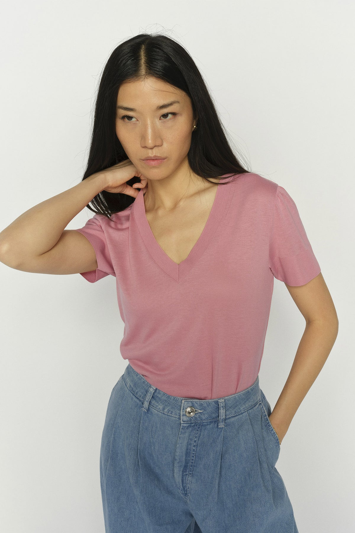 MMSink V-SS T-shirt DUSTY ROSE - 161010