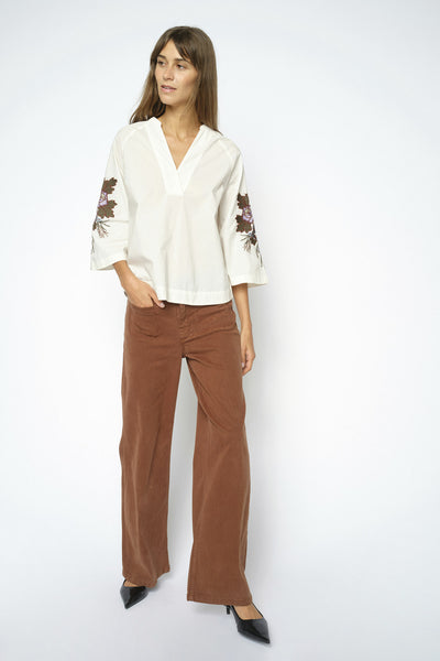 MMSoey Marbido Pant Downtown Brown - 181470 Thumbnail