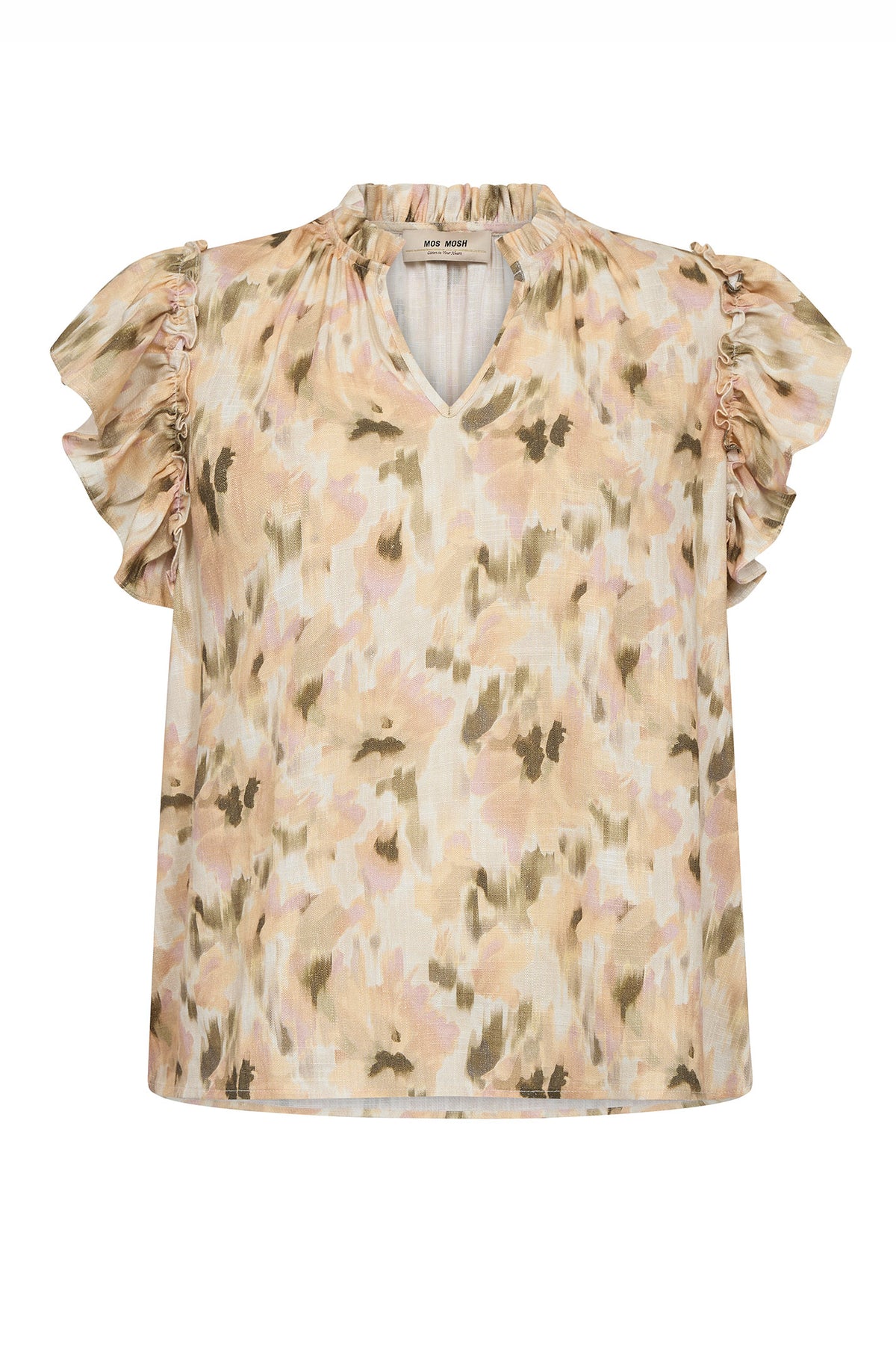 MMTea Flower Field Blouse BRÄND OLIV - 180570
