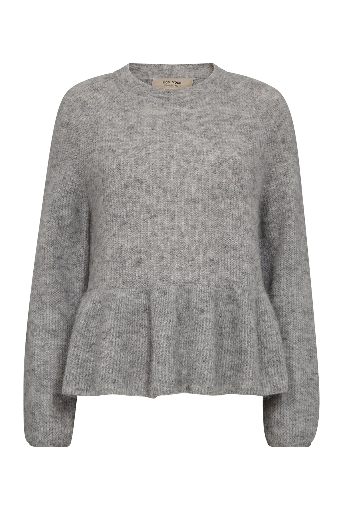 MMThora O-Neck Frill Knit Drizzle - 175390