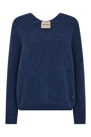 MMThora V-Neck Knit Ensign Blue - 153900