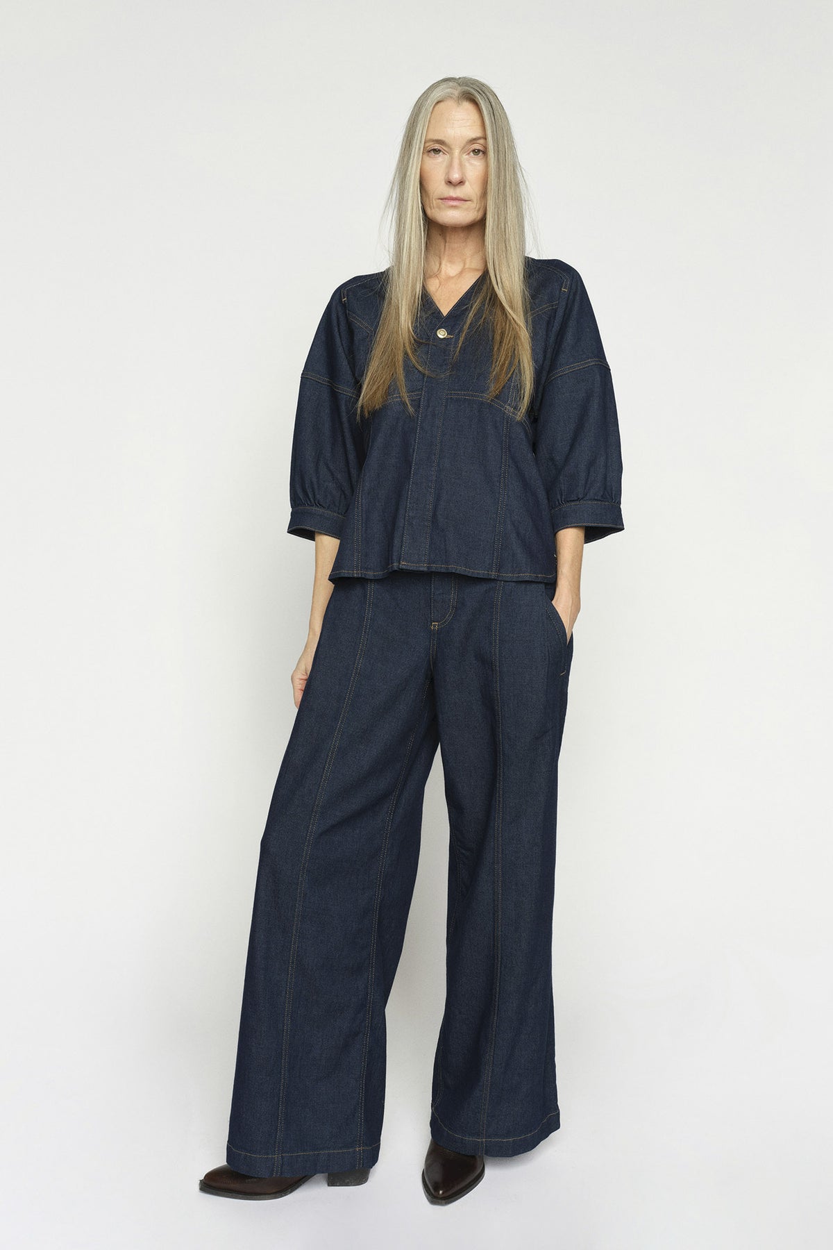 MMVerone Crispy Jeans MÖRKBLÅ - 178500