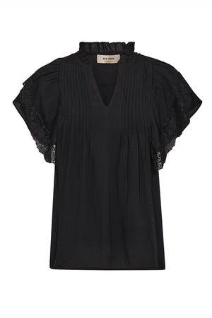MMWea Flowish Blouse Black - 177350