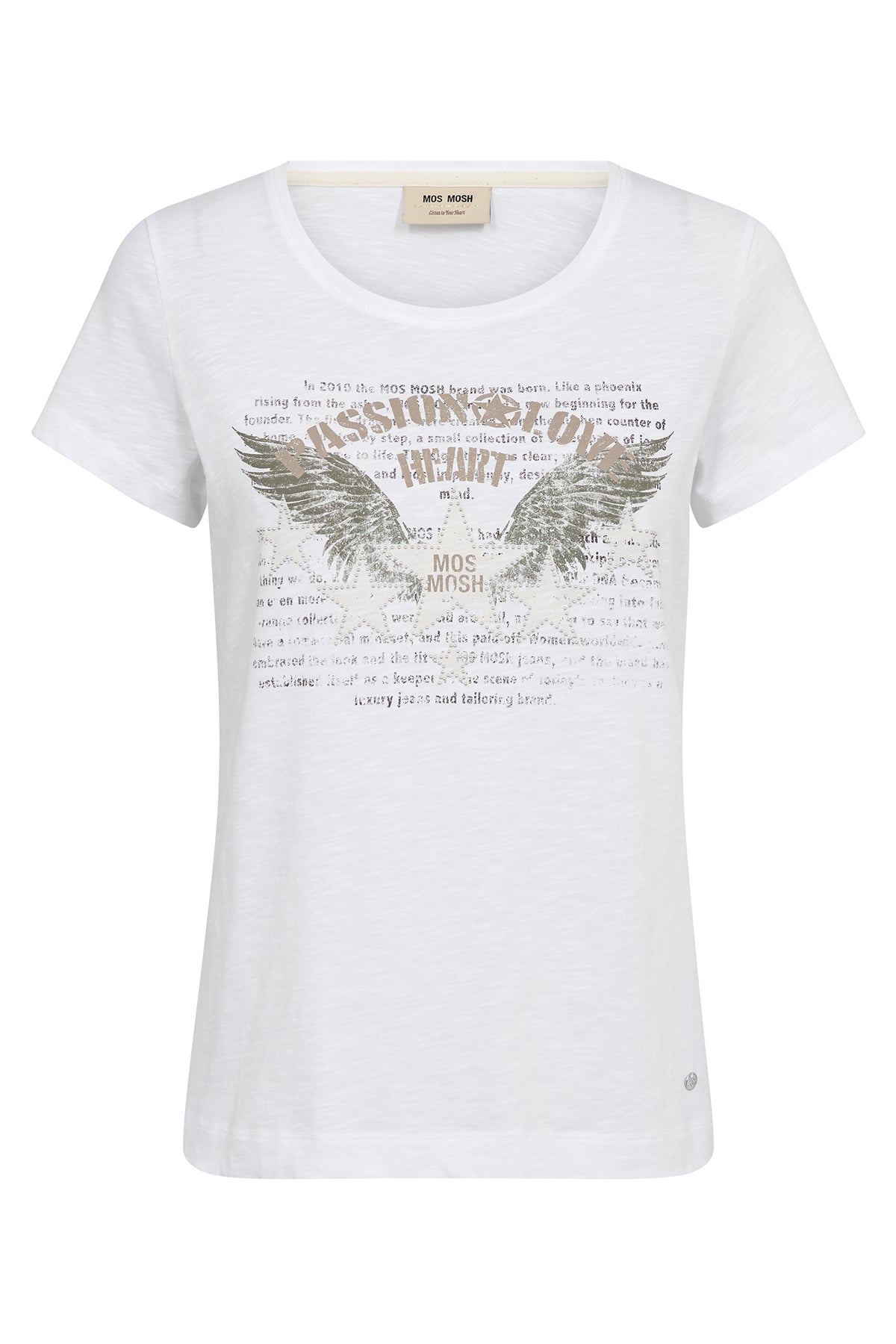 MMZibba O-SS T-shirt Vit - 180580