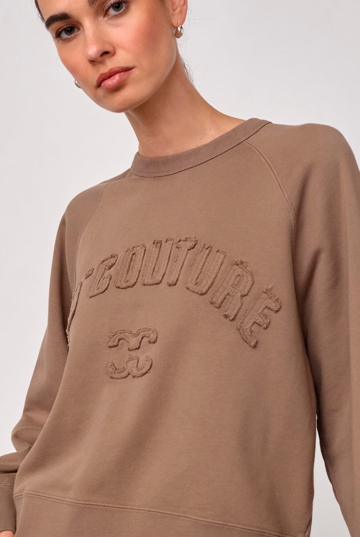 ErisCC Co'couture Patch Swea 20009-Walnut - 500413