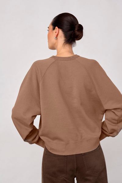 ErisCC Co'couture Patch Swea 20009-Walnut - 500413 Thumbnail