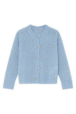 Magda, stickad kofta 4010-Sea Breeze - 60406/3582