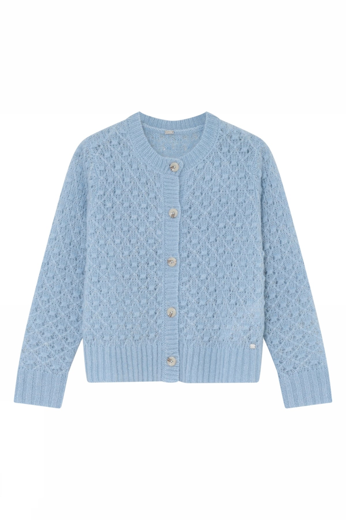 Magda, stickad kofta 4010-Sea Breeze - 60406/3582
