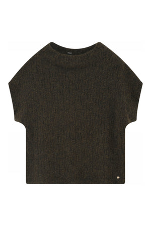 Coya, stickad cape 93218-Armégrön - 62405/3615
