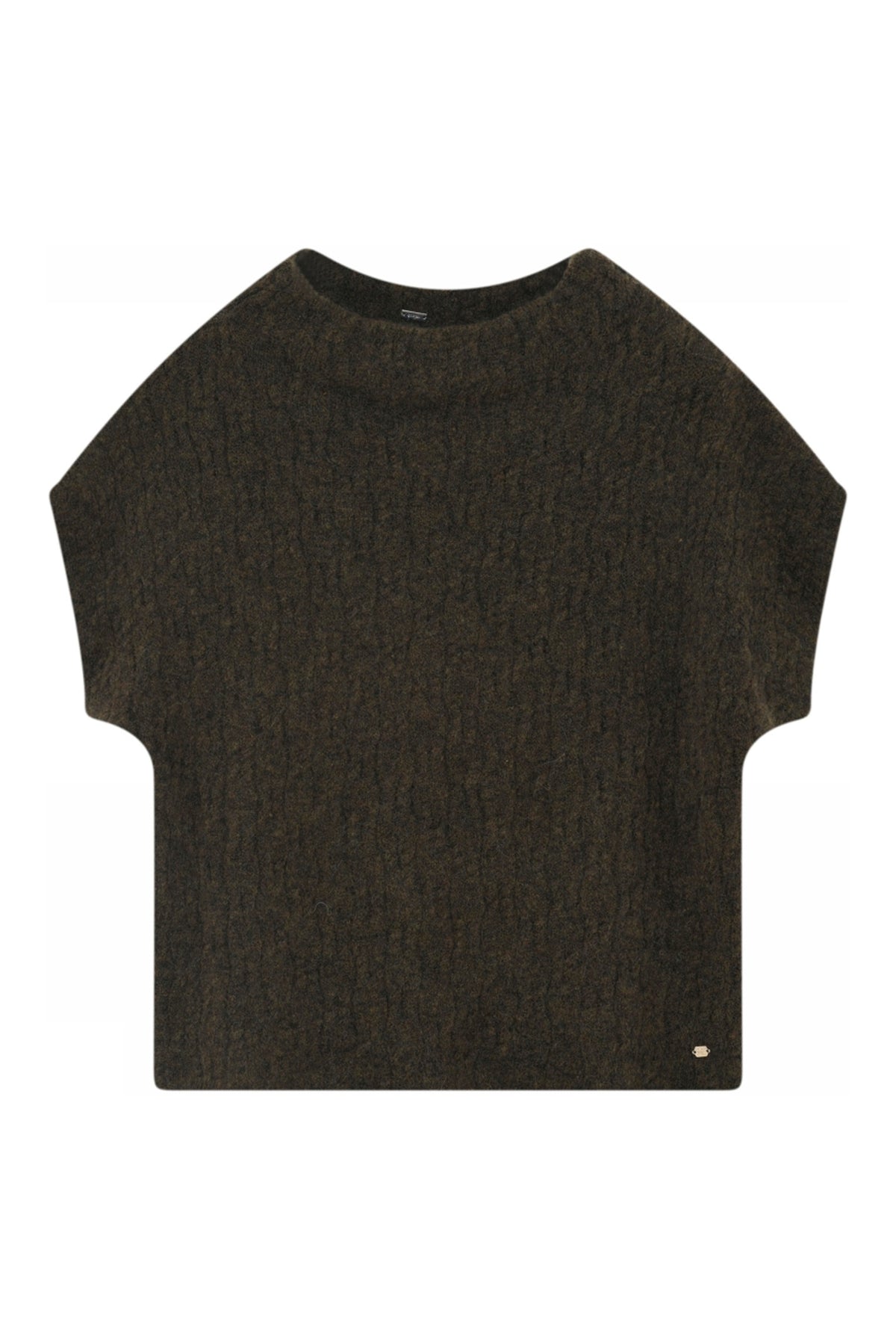Coya, stickad cape 93218-Armégrön - 62405/3615