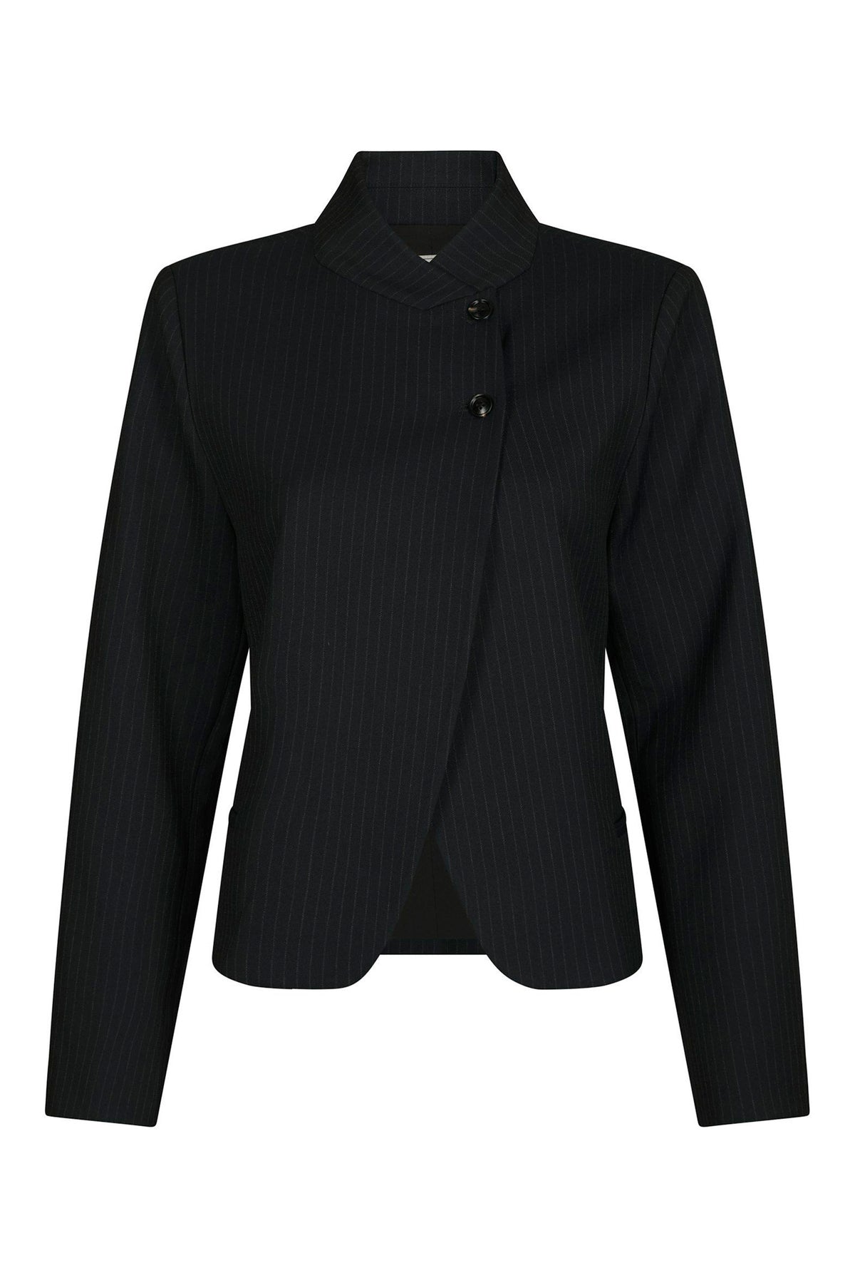 Tiria Slim Pinstripe Blazer Dark Navy - 169991