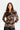 Grazia blouse 3/4 sleeves Brown - 17328