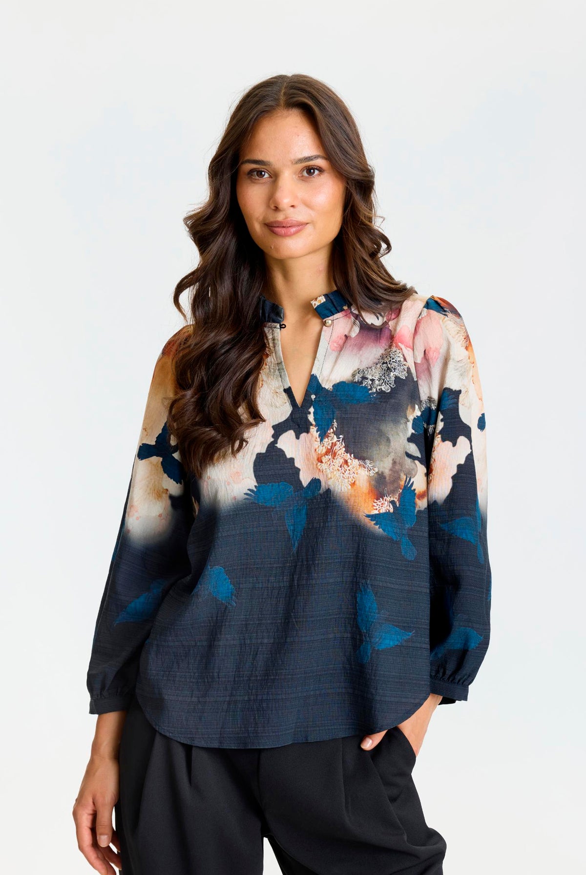 Scarlett blus SVART - 17306