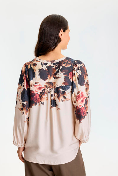 Freecia blouse CREAM - 17302 Thumbnail