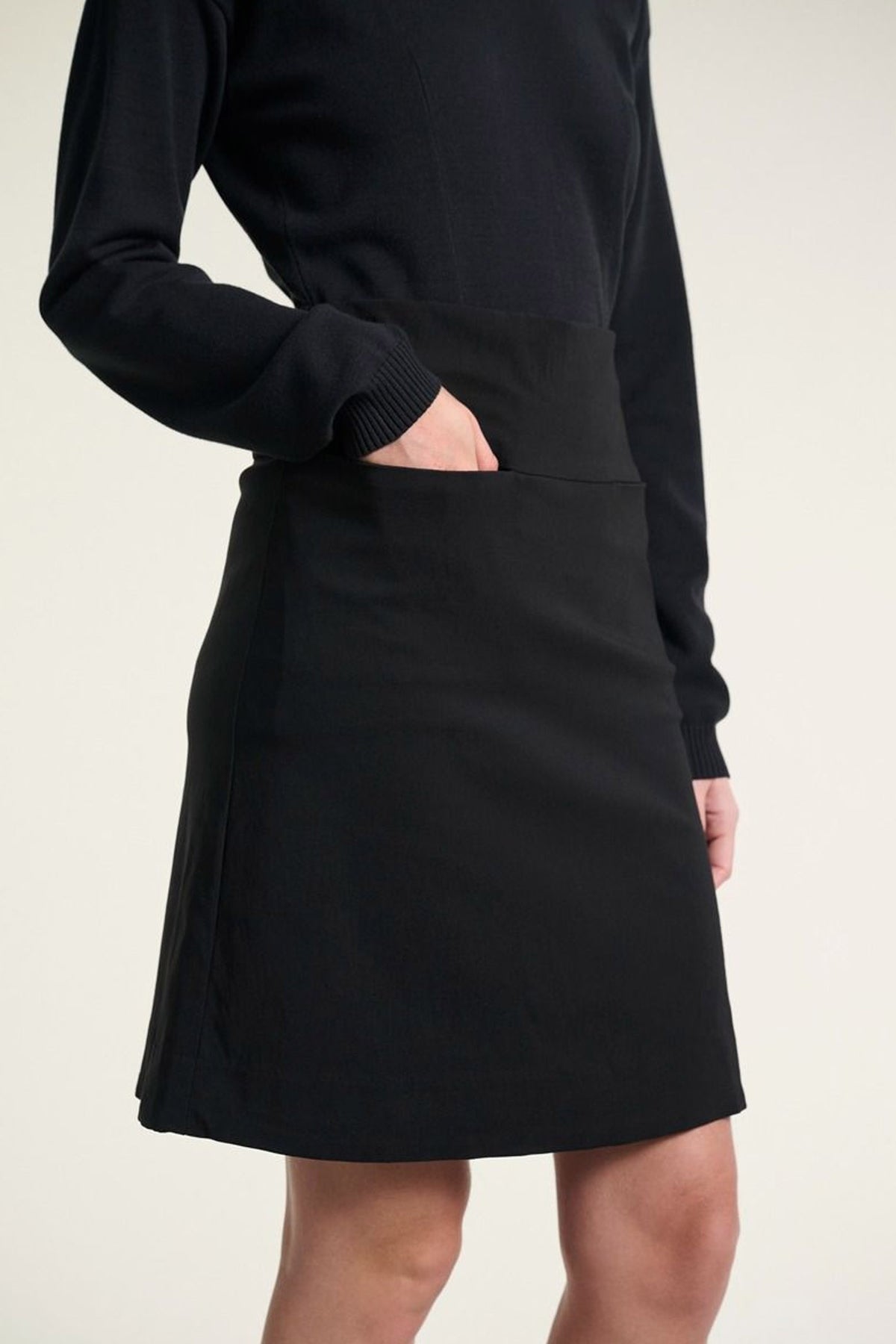 Magic stretch enkel kjol Black - 261-2291-5636