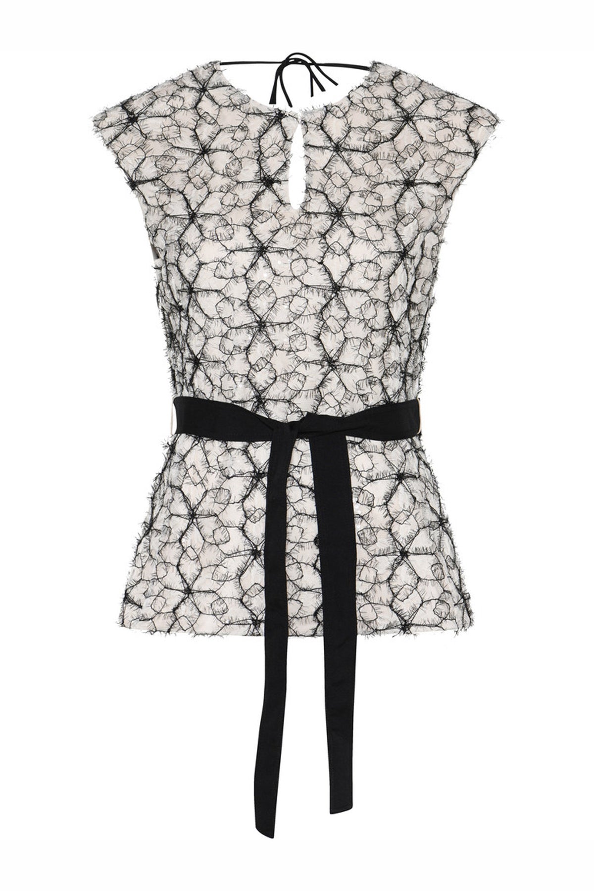 Manicariabboriia Blus Cream / Black - BBW4906