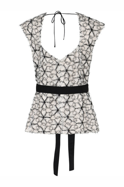 Manicariabboriia Blus Cream / Black - BBW4906 Thumbnail