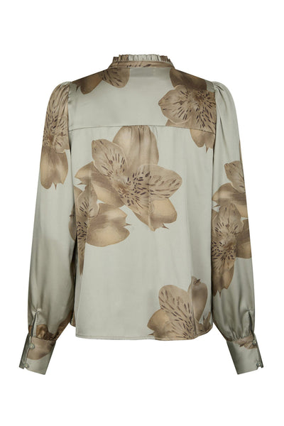 Massima Misty Orchid Blouse Smoke Green - 168289 Thumbnail