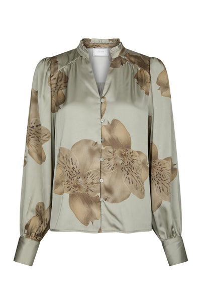 Massima Misty Orchid Blouse Smoke Green - 168289 Thumbnail