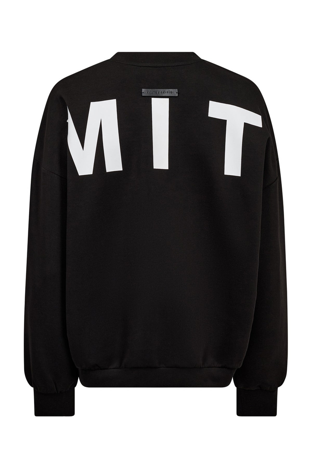 Maxi Split Logo Sweat Svart/ Vit Tryck - HL10413